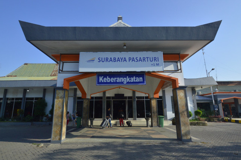 Ilustrasi. Stasiun Surabaya Pasar Turi. (Dok. Humas PT KAI)