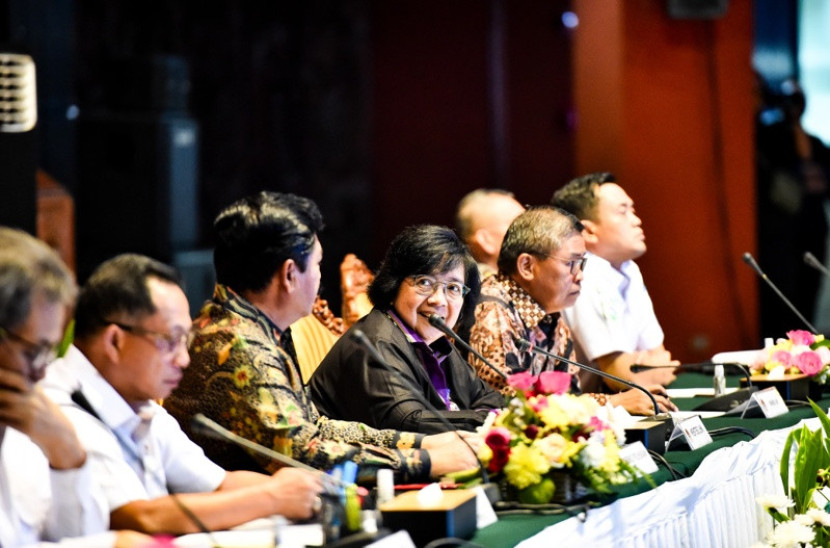 Rakorsus Antisipasi Penanggulangan Kebakaran Hutan dan Lahan Tahun 2024. (FOTO: Humas Kementerian LHK) 