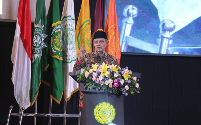 Ketua Umum PP Muhammadiyah Prof Haedar Nashir. (Dok UMJ)