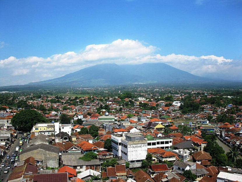 Kota Bogor dan Gunung Salak. (Dok Wikipedia)
