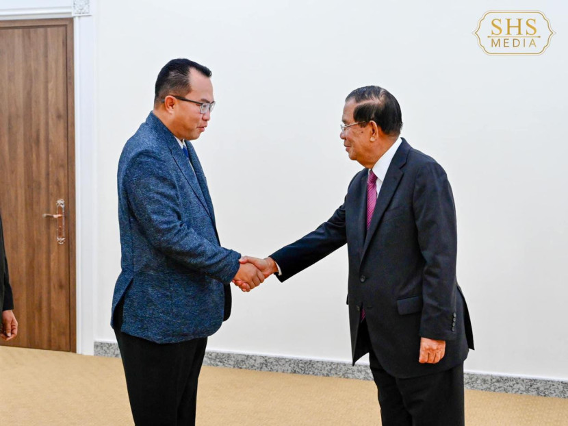 Ketua Umum ICMI Arif Satria bertemu mantan Perdana Menteri Kamboja, Hun Sen. (Dok ICMI)