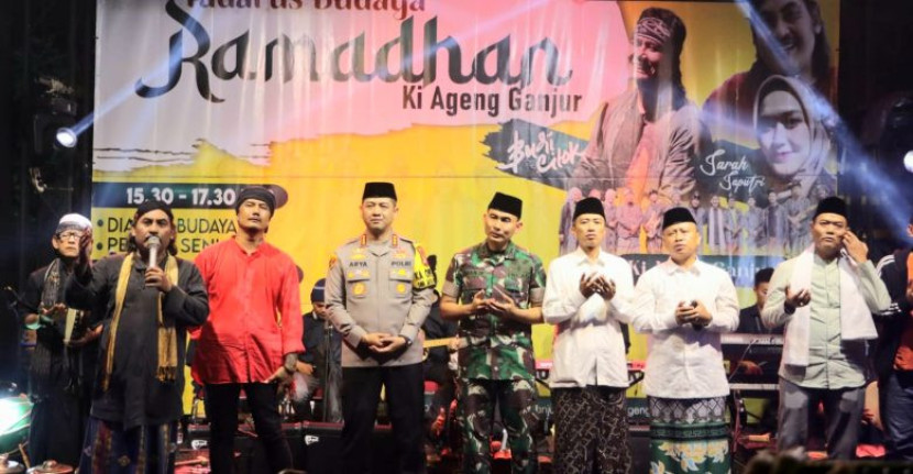 Sejumlah tokoh menghadiri acara Tadarus Budaya Ramadhan yang diselenggarakan PCNU Kota Depok. (dok)