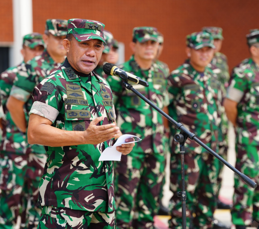 Asops Panglima TNI, Mayjen Gabriel Lema. Sumber: Puspen TNI