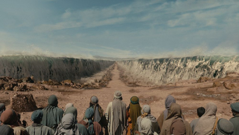 Salah satu adegan dalam film Testament: The Story of Moses. (Netflix)