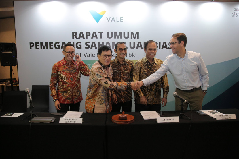 RUPSLB PT Vale Indonesia mengganti dua dewan komisaris.