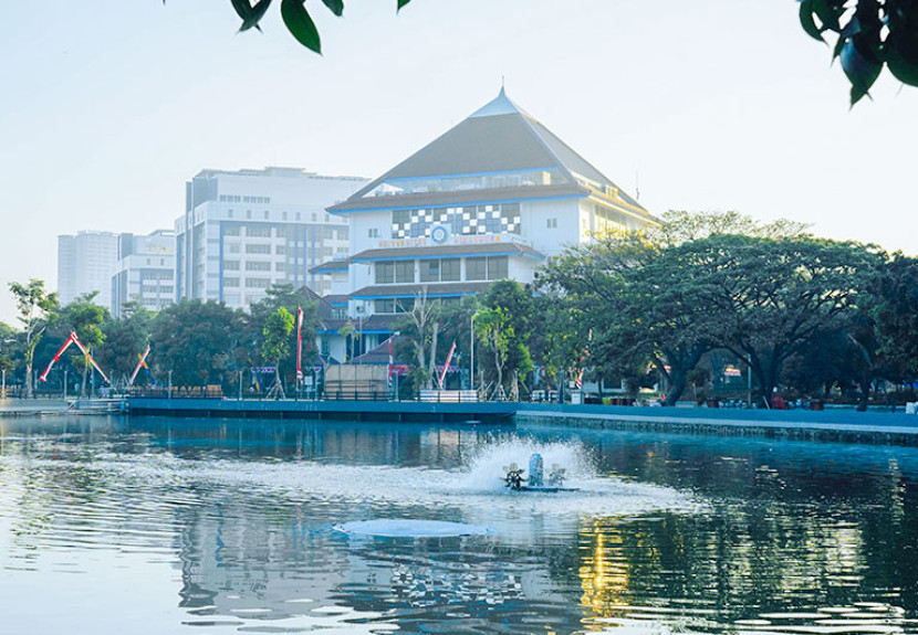 Rektorat Universitas Airlangga (Unair) di Kota Surabaya.