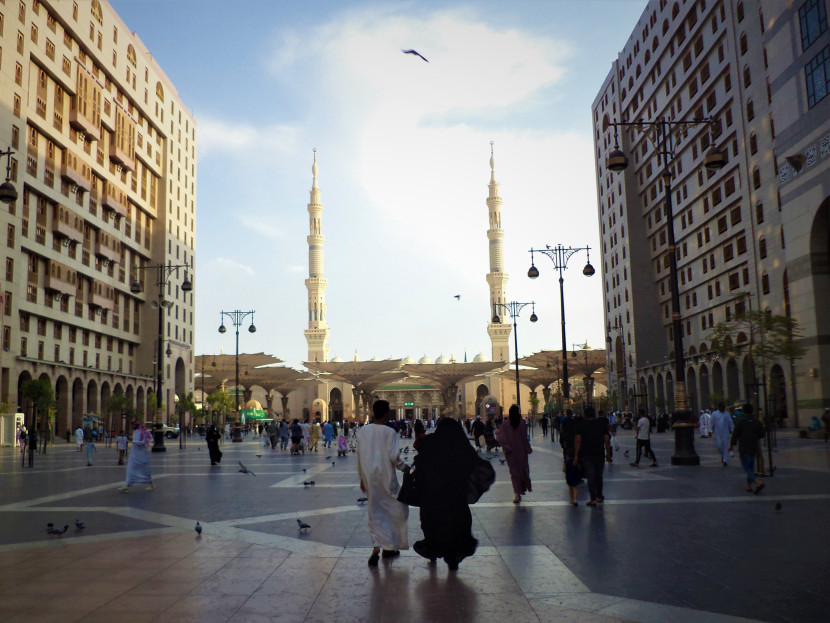 Menara Masjid Nabawi, di Madinah Al-Munawwarah. (Foto: SumatraLink.id/Mursalin Yasland)