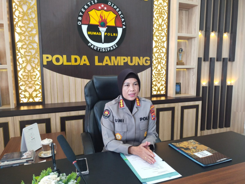 Kabid Humas Polda Lampung Kombes Pol Umi Fadilah Astutik. (Foto: Dok. Polda Lampung)