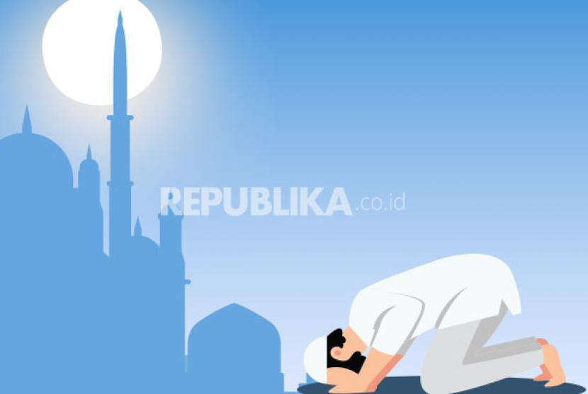 Ilustrasi hamba Allah sedang shalat. (Ilustrasi Foto: Republika.co.id)