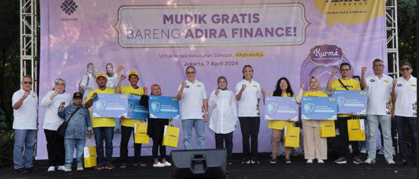 Adira Finance Fasilitasi 500 Pemudik Gratis Melalui Program KURMA.   dok Adira