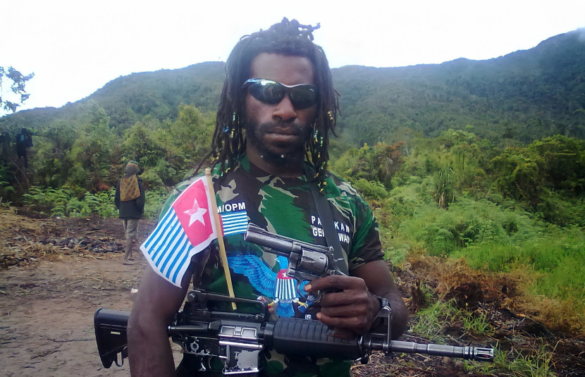 Salah satu personel Organisasi Papua Merdeka (OPM).