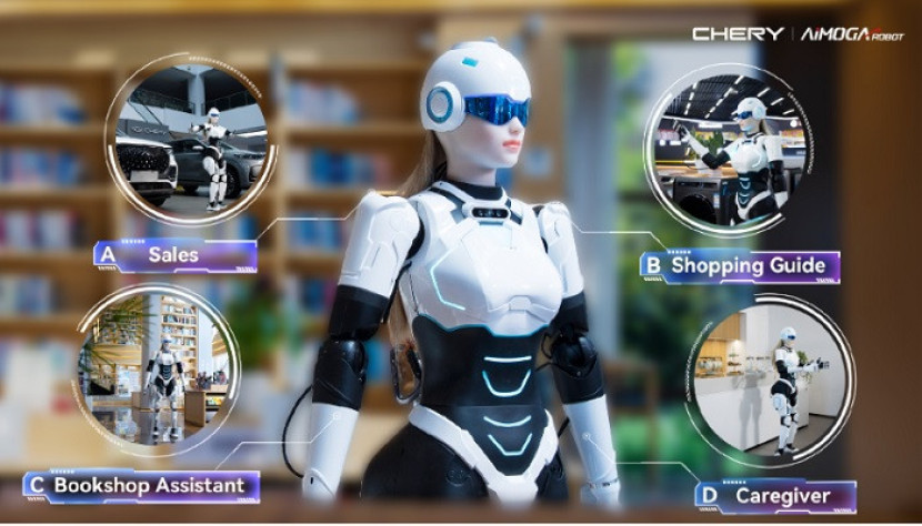 Chery Gunakan Robot Cerdas Mornine Berteknologi AI Layani Konsumen dok chery