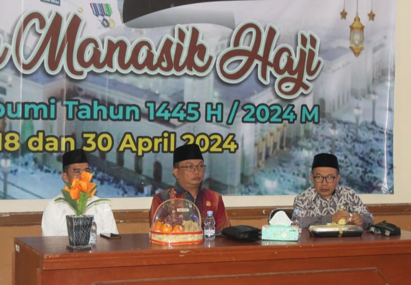 Pembukaan bimbingan manasik haji untuk calon jemaah haji Kota Sukabumi tahun 2024.dok Kementerian Agama Kota Sukabumi