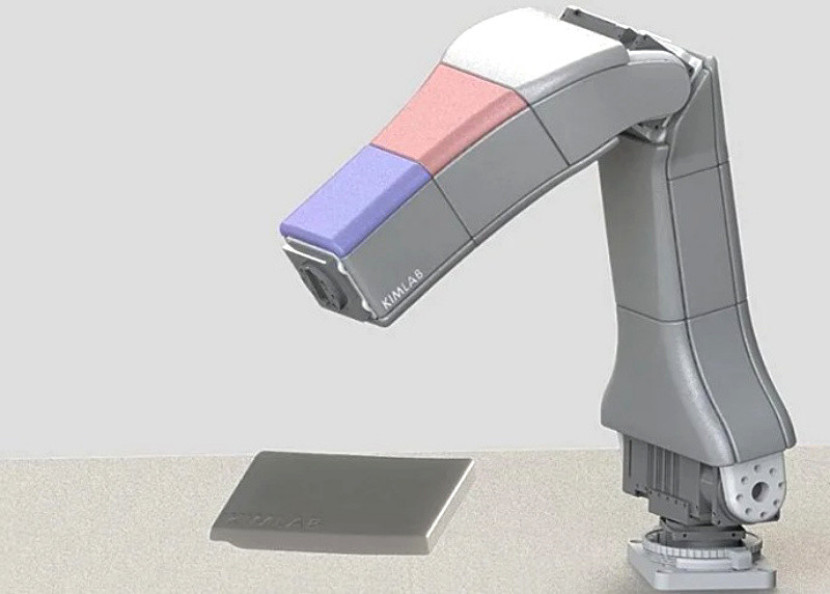 Lengan robot dilengkapi dengan bantalan robot cetak 3D yang dikembangkan oleh Joohyung Kim dan kolaboratornya/The Grainger College of Engineering at UIUC
