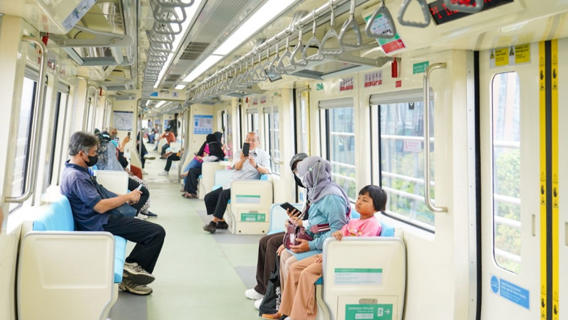 Ilsutrasi. Jumlah penumpang LRT Jabodebek pada bulan April 2024 meningkat 2 persen dibandingkan bulan sebelumnya. (Foto: Dok. Humas PT KAI)