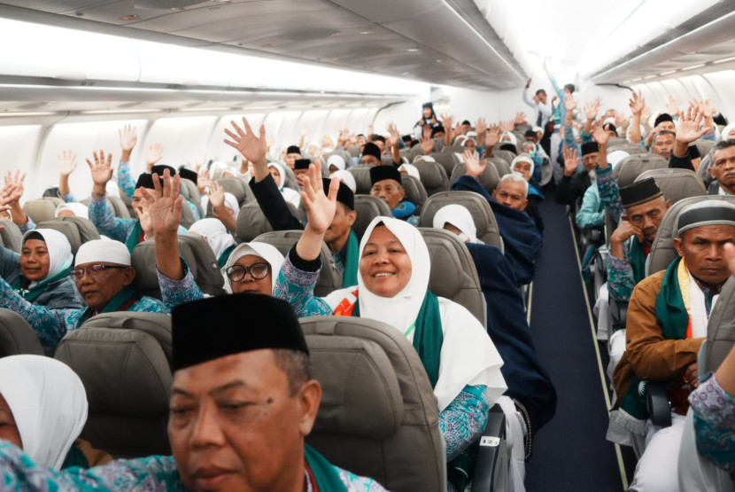 Ilustrasi jamaah haji Indonesia akan berangkat pada 12 Mei 2024