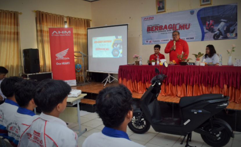 Kegiatan literasi motor listrik di kalangan SMK dok Wahana