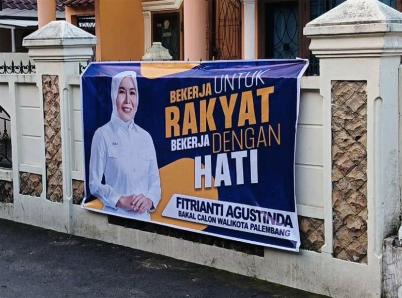 Fitrianti Agustinda bakal calon yang maju pada Pemilihan Wali Kota Palembang. (FOTO: IG @fitri_agustinda)