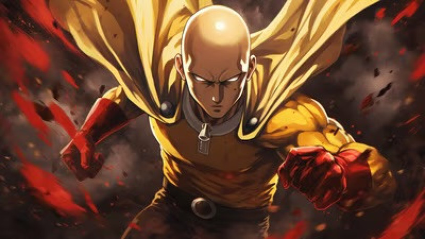 Karakter Saitama dalam Manga One Punch Man. (ONE/Yusuke Muratama)