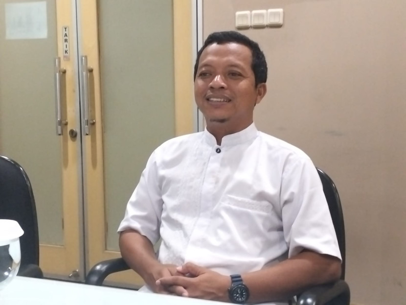 Rianto Pamungkas saat berkunjung ke kantor Republika, Rabu (29/5/2024).