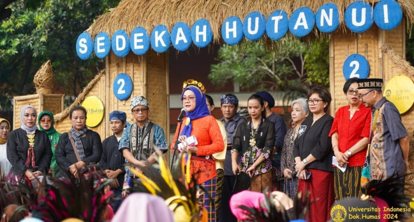 Sedekah Hutan UI 2024. (Foto: Dok Humas & KIP UI)