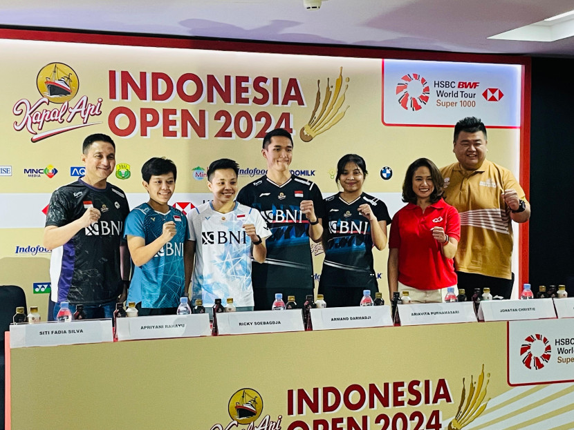 PBSI menanggapi keluhan para pecinta bulutangkis terkait mahalnya tiket Indonesia Open 2024. (Sumber foto: badmintonews.id)