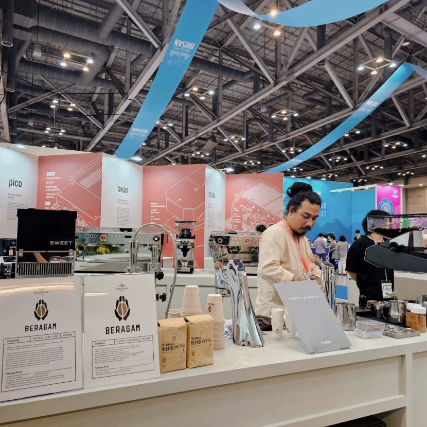 Kopi Tuku di Amsterdam Coffee Festival 2024. (Foto: Dok Ruzka Indonesia)