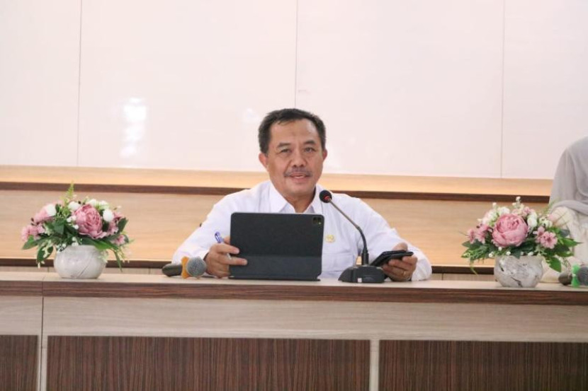 Kepala BSKDN Kemendagri Yusharto Huntoyungo saat melakukan audiensi ke Badan Riset dan Inovasi Daerah (BRIDA) Provinsi Sulawesi Tengah, Rabu (5/6/2024). (Foto: Dok Kemendagri)