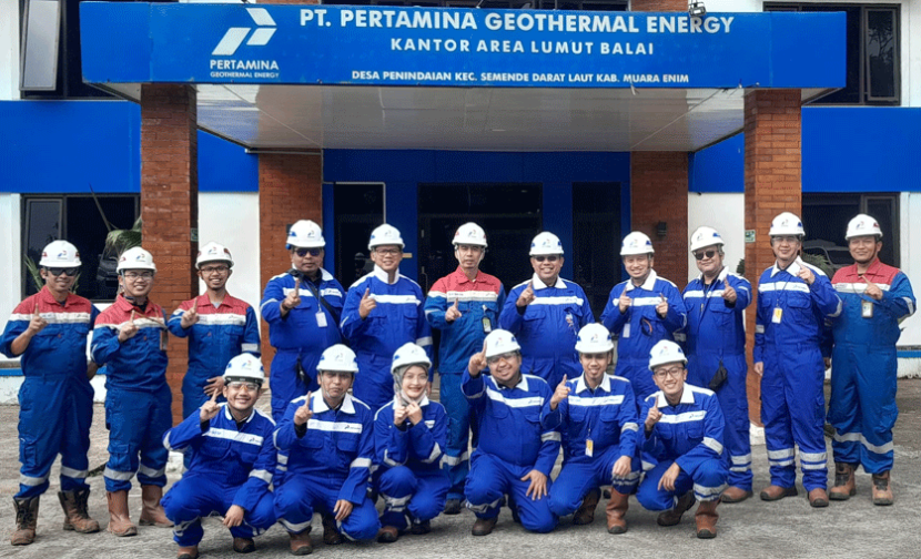 Kunjungan kerja PT Geo Dipa Energi ke PGE Area Lumut Balai. (FOTO: Humas PGE Lumut Balai)