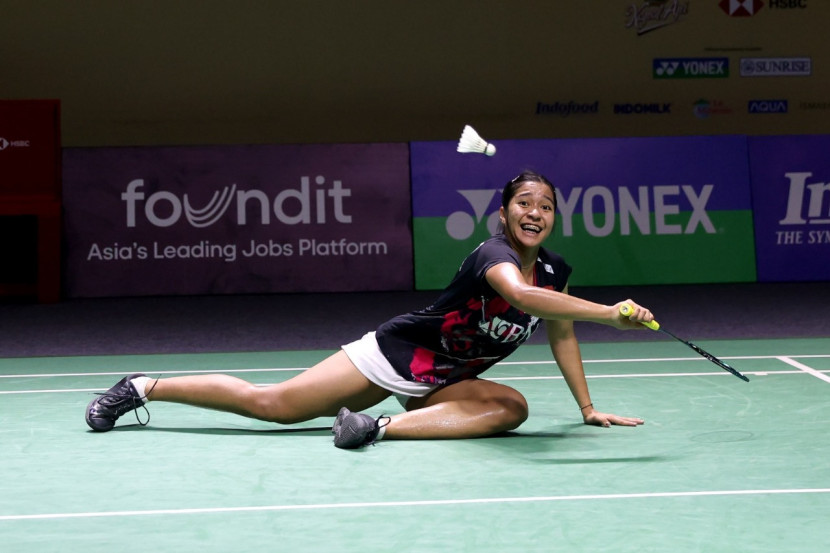 Pemain tunggal putri Indonesia, Ester Nurumi Tri Wardoyo melaju ke partai puncak Australia Open 2024. (Sumber foto: PBSI)