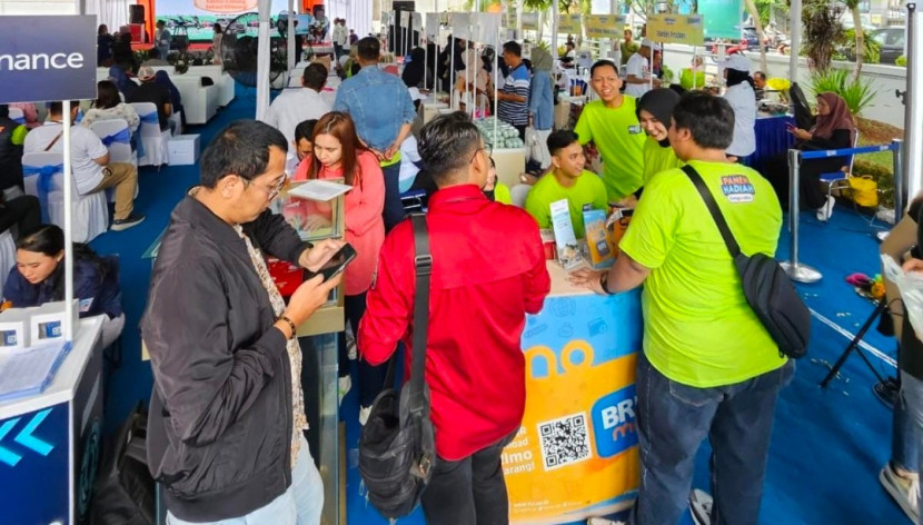 Bank BRI Cabang Bekasi menggelar undian panen hadiah Simpedes. (Foto: Dok Ruzka Indonesia)