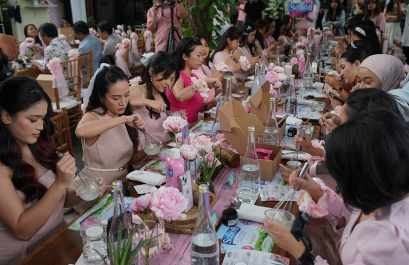 Keseruan kegiatan Workshop bersama KOL dan Media dalam acara peluncuran SoSoft 2in1. (Foto: Dok Ruzka Indonesia)