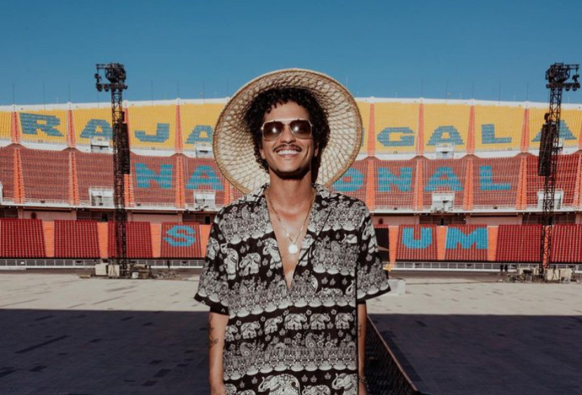 Bruno Mars saat tampil di Bangkok, Thailand, 30 Maret 2024. (Instagram @brunomars)