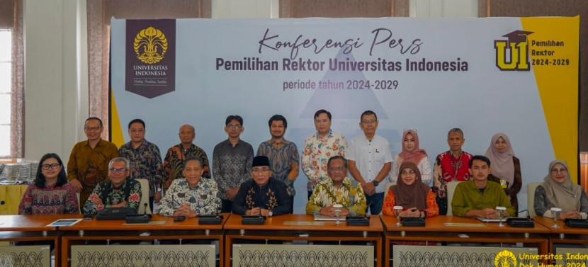 Konferensi Pers Pemilihan Rektor UI. (Foto: Dok Ruzka Indonesia )