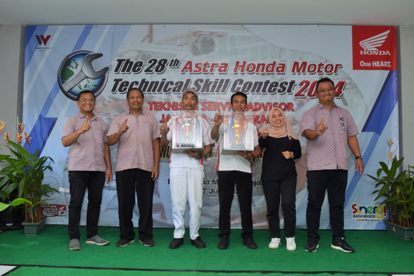Para Pemenang AHM Technical Skill Contest 2024 (dok. Wahana Artha Group)