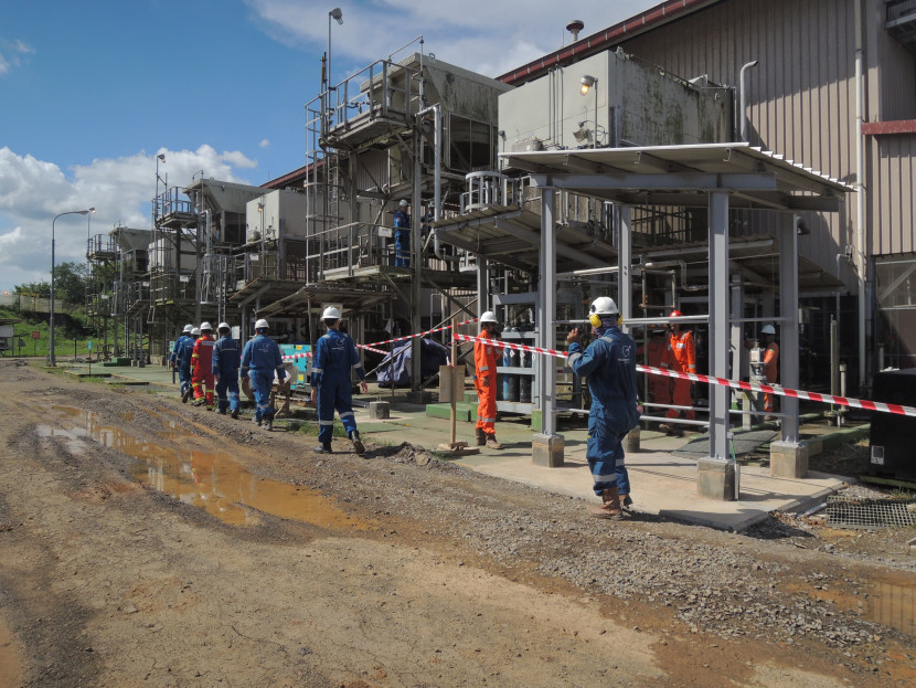 Proyek Dayung Facility Optimization (DFO) di Dayung Gas Gathering Station Medco E&P Grissik. (FOTO: Humas SKK Migas)