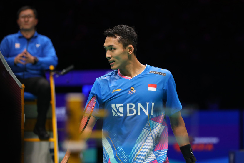 Pemain Indonesia, Jonatan Christie menempati grup neraka di hasil drawing Olimpiade 2024. (Sumber foto: PBSI)