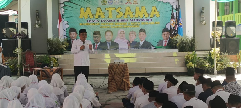 Pembukaan Matsama di MAN 1 Kota Sukabumi, Senin (15/7/2024).