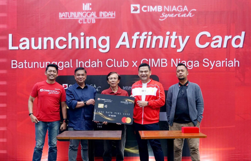  Peluncuran Affinity Card CIMB Niaga Syariah di Batununggal Indah Club Sport Center, Kota Bandung, Jumat (12/7/2024).Foto: Istimewa