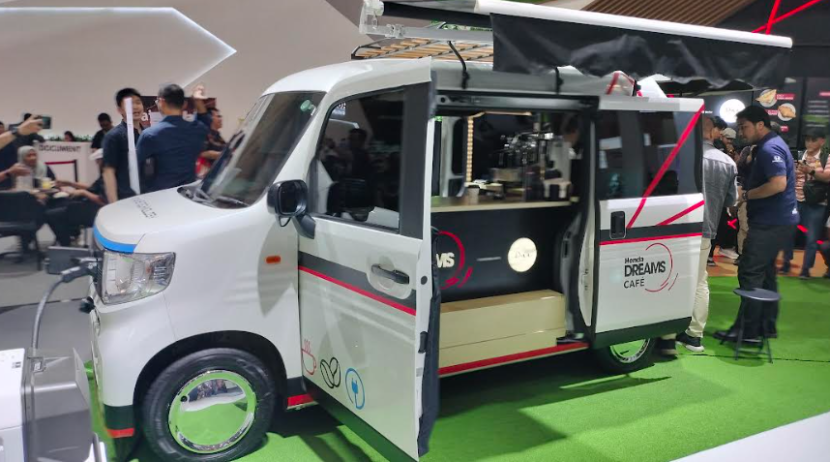 Honda Dreams Café Mobile diperkenalkan di GIIAS 2024.      dok Motoresto.id