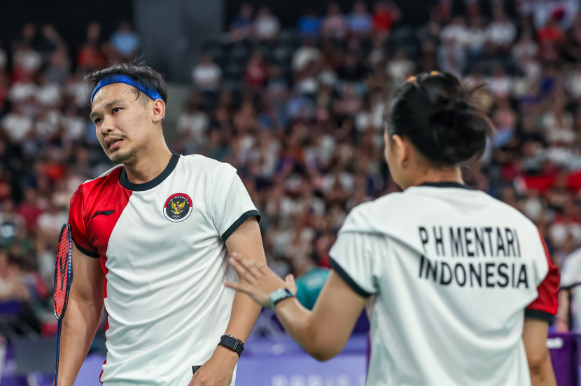 Pasangan ganda campuran Rinov Rivaldy/Pitha Haningtyas Mentari akan menjalani laga penentuan di Grup A pada hari ini. (Source: PBSI/Badmintonphoto/Mikael Ropars)