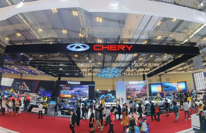 Booth Chery di GIIAS 2024. DOK. CHERY MOTOR INDONESIA