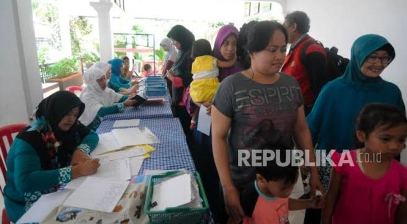 Kegiatan Posyandu di Depok. (Foto: Dok Republika)