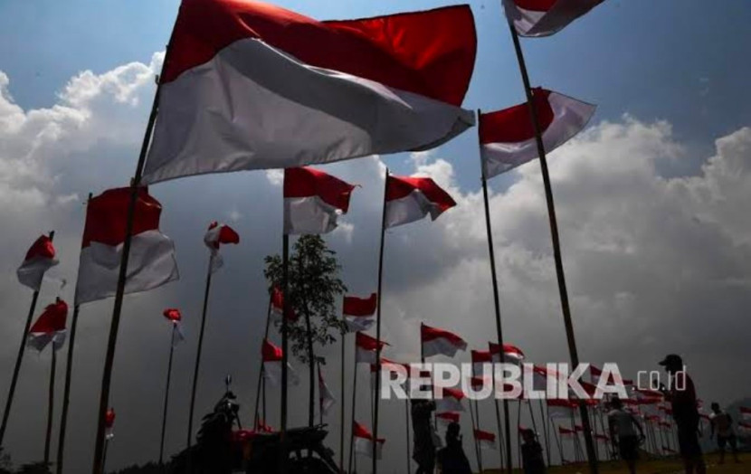 Pemkot Depok dukung Gerakan 10 Juta Bendera Merah Putih. (Foto: Dok Republika)