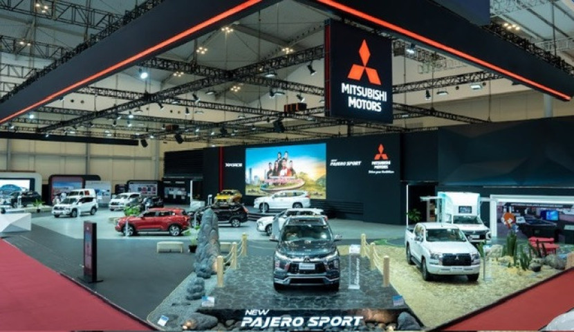 Booth Mitsubishi Motors di GIIAS 2024. DOK. MMKSI