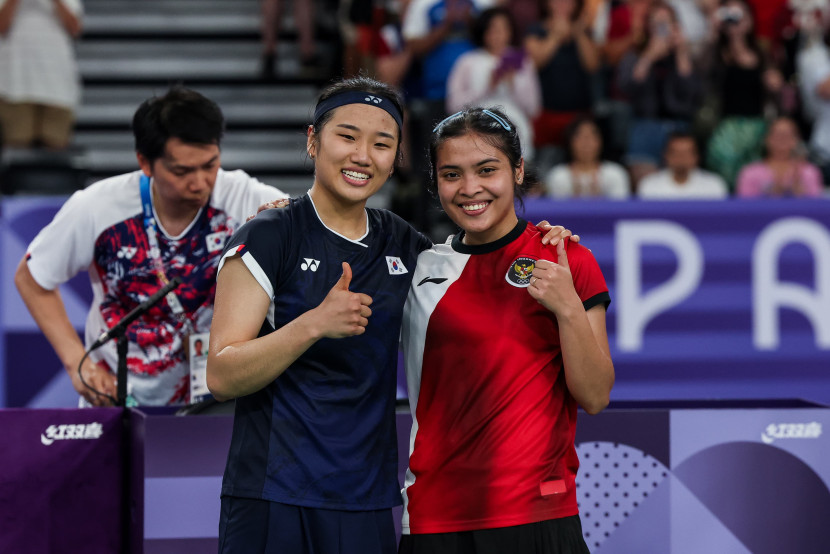 Pemain tunggal putri Indonesia, Gregoria Mariska Tunjung akan memperebutkan medali perunggu Olimpiade 2024. (Source: PBSI/Badmintonphoto/Yohan Nonotte)