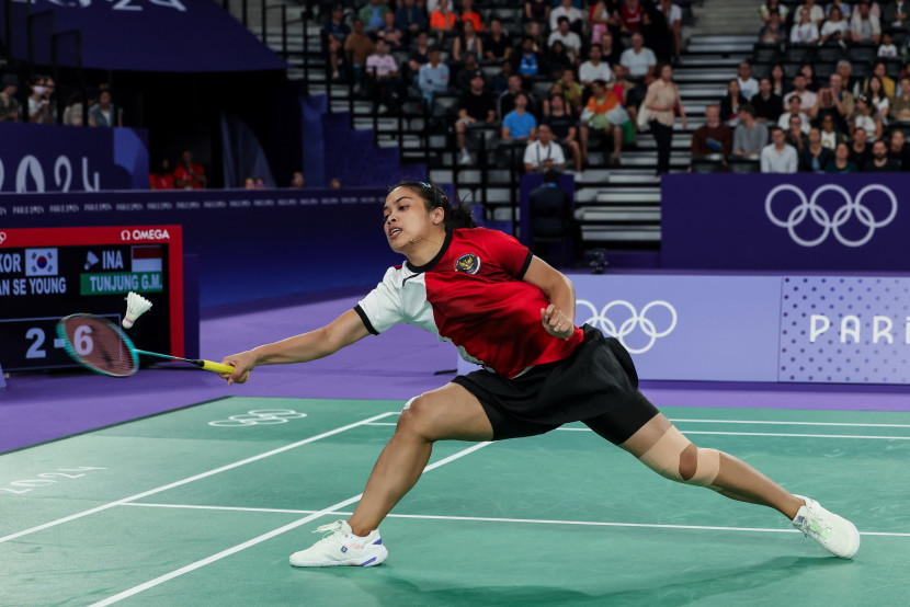 Pemain tunggal putri Gregoria Mariska Tunjung mempersembahkan medali perunggu untuk Indonesia. (Source: PBSI/Badmintonphoto/Yohan Nonotte)