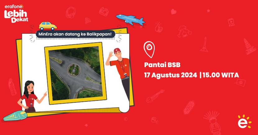 Agenda digelar di Pantai BSB, Balikpapan. 