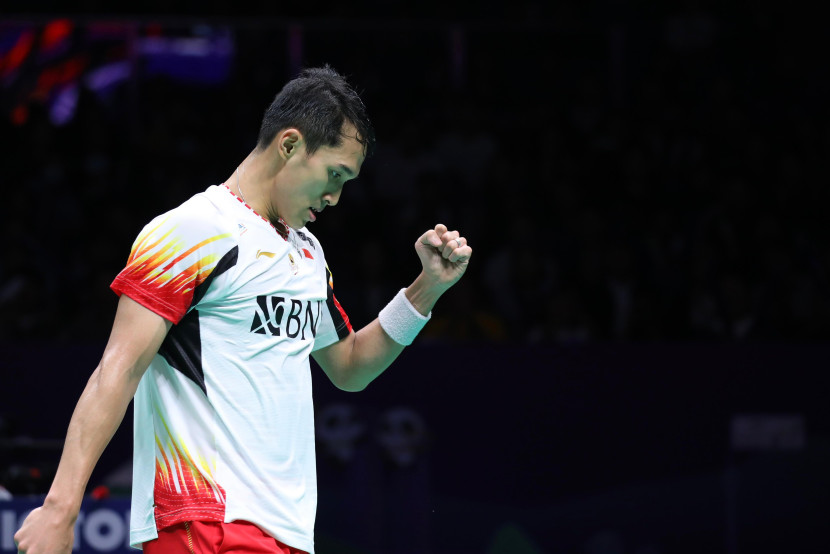 Pemain tunggal putra Jonatan Christie sedang menunggu lahirnya sang buah hati menjelang Japan Open 2024. (Sumber: PBSI)