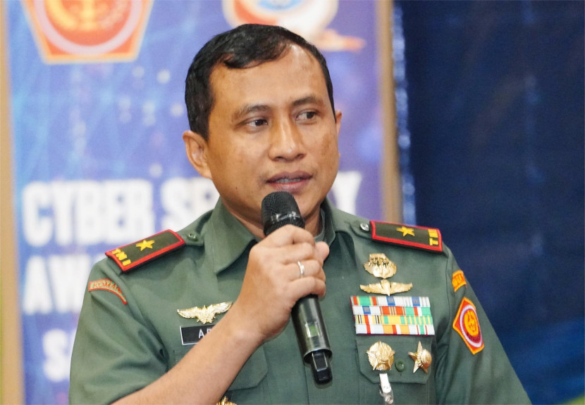 Komandan Satuan Siber TNI Brigjen Ari Yulianto. Sumber:Seputarmiliter.id